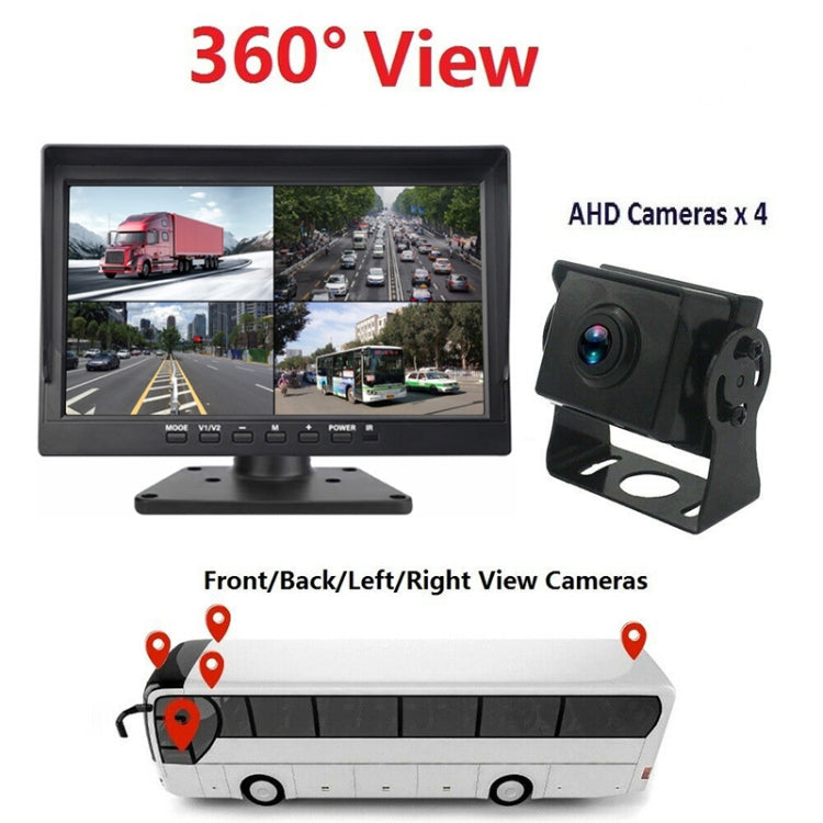 PZ612-4AHD IP67 120 Degree Car AHD 1080P 2 Megapixels 10 inch 4-Way Rearview Mirror Monitor, Night Vision Full Color, with Video Function, PZ612-4AHD PZ612-4AHD IP67 120 Degree Car AHD 1080P 2 Megapixels 10 inch 4-Way Rearview Mirror Monitor, Night Vision Full Color, with Video Function, PZ612-4AHD